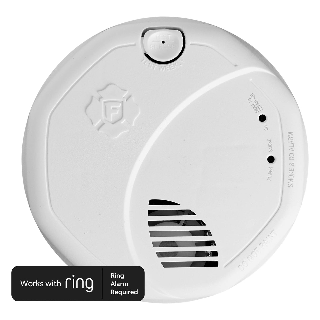 Z-Wave Plus Smart Smoke & Carbon Monoxide Alarm Works With Ring
