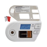 Combination Explosive Gas and Carbon Monoxide Alarm With Backlit Digital Display