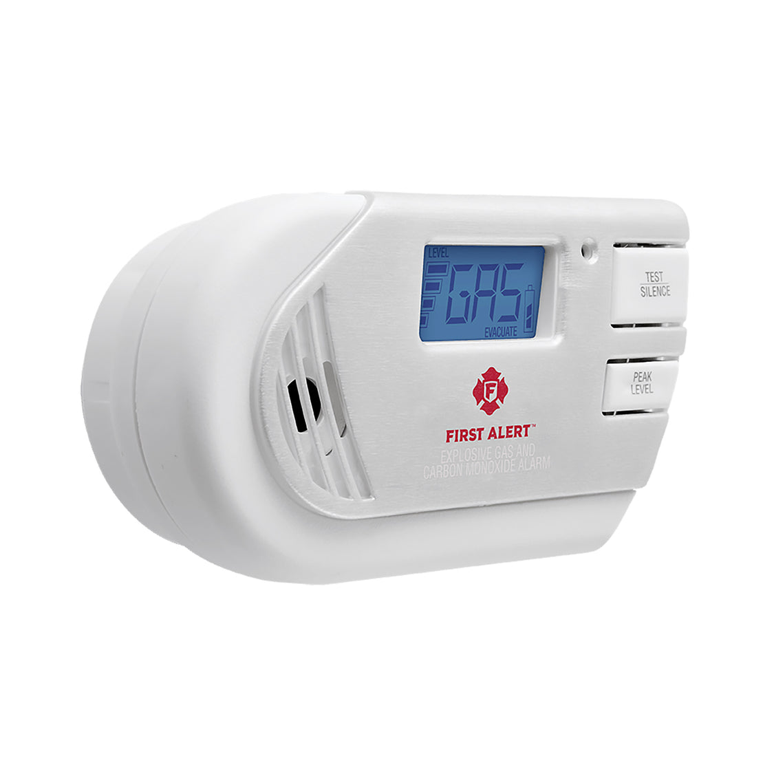 Combination Explosive Gas and Carbon Monoxide Alarm With Backlit Digital Display
