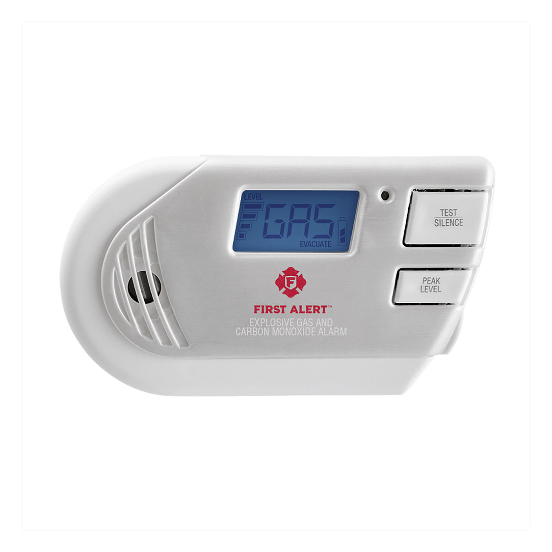 Combination Explosive Gas and Carbon Monoxide Alarm With Backlit Digital Display