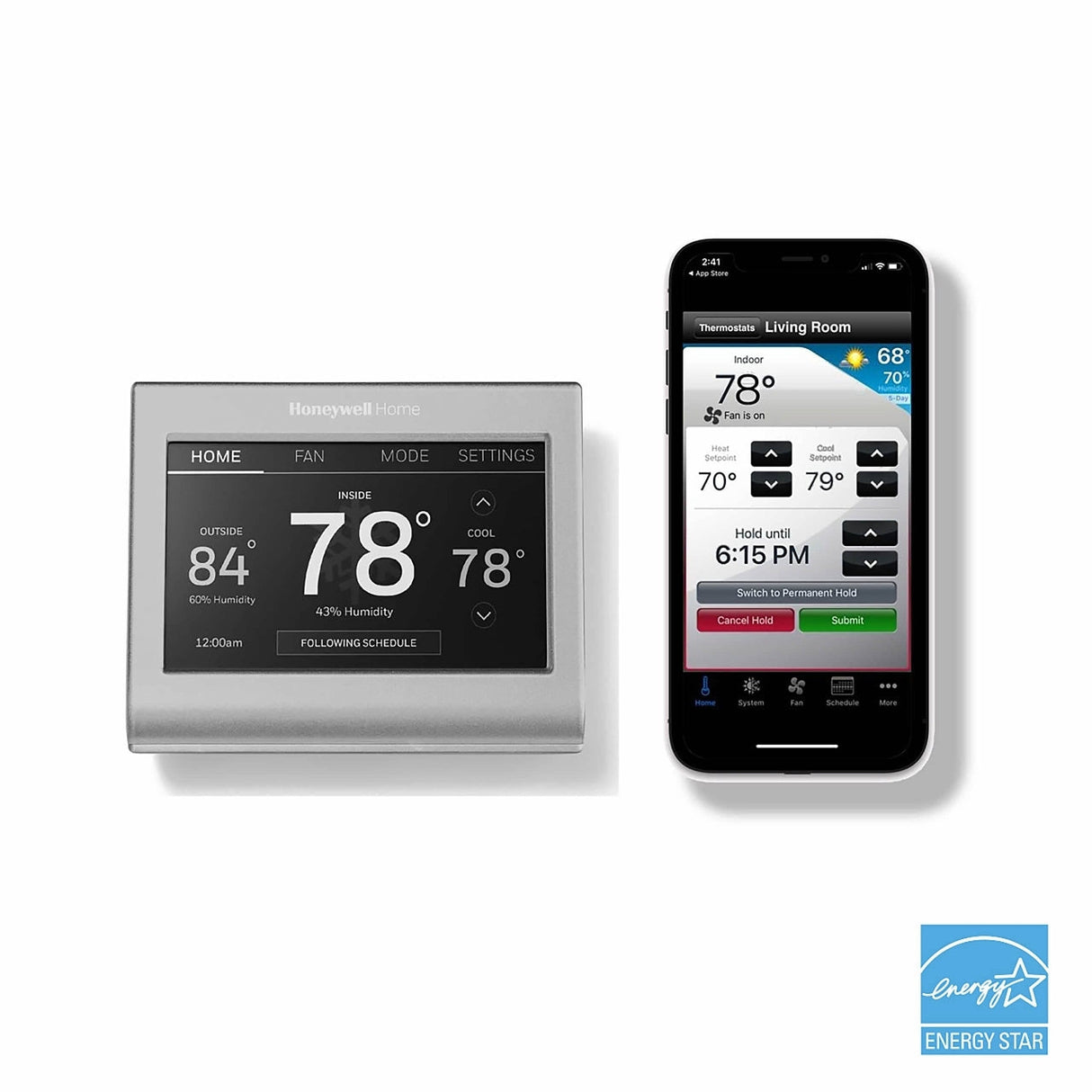 Wi-Fi Smart Color Thermostat